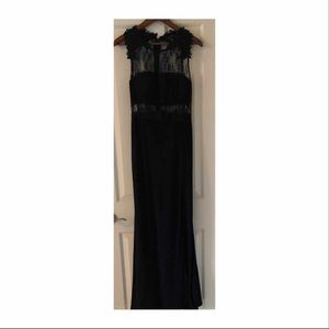 City Triangles Lace Top Sleeveless Dress